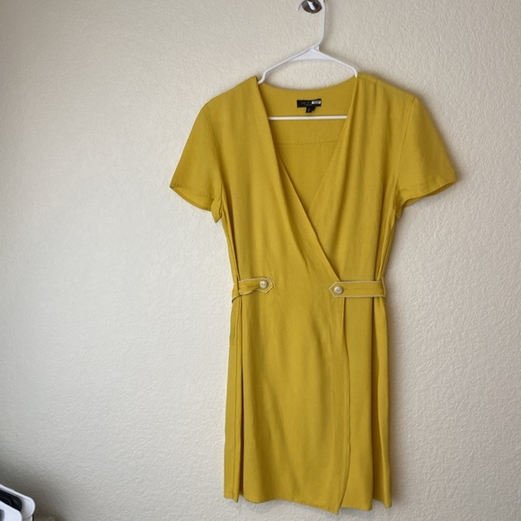 Rag & Bone Tabitha Dress Yellow Retro Small - Picture 2 of 6